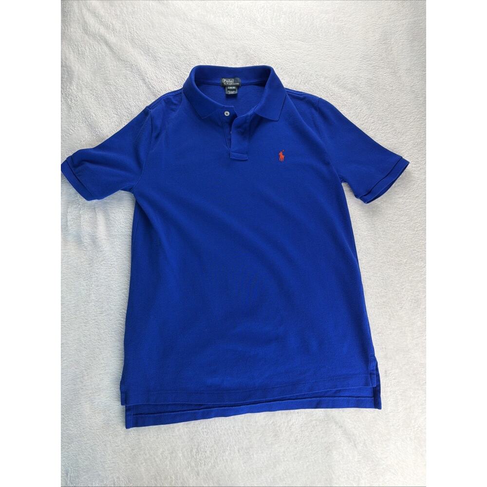 Polo By Ralph Lauren Men Polo Shirt Blue M/L 14-16